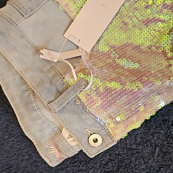 Candie's new w/tags sequined jeans junior sizing 13 - Picture 12 of 12